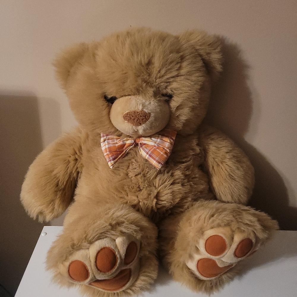 Dan Dee 32" oversized teddy bear with bow